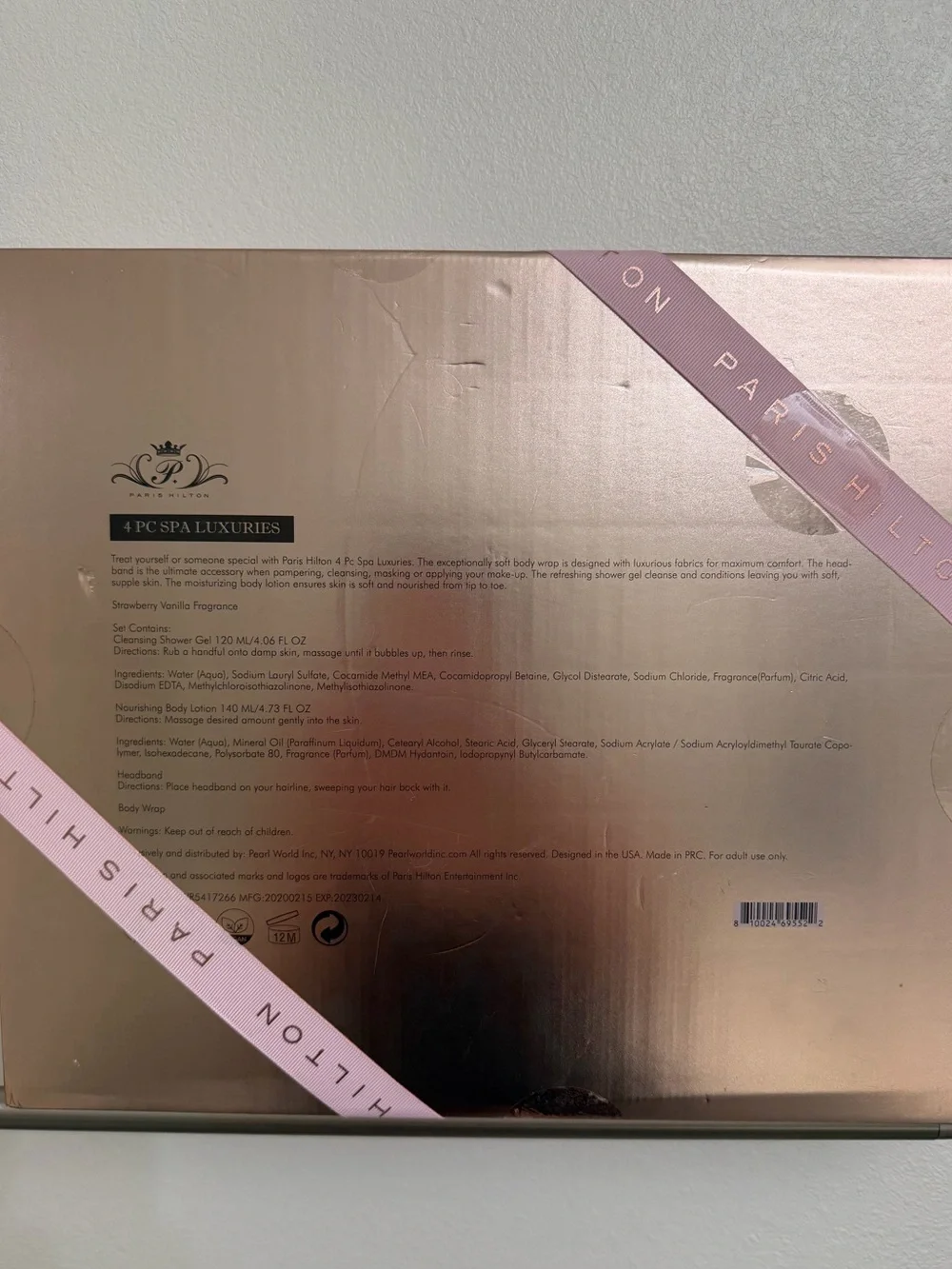 Paris Hilton gift boxed